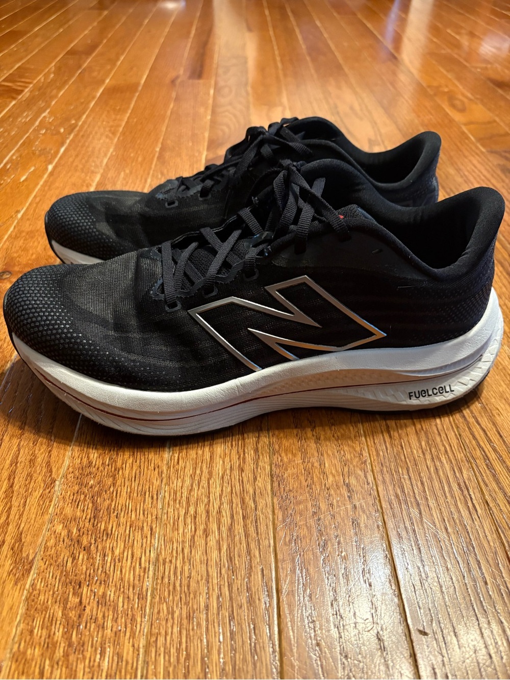 New Balance Black and White Men’s FuelCell Running Shoes